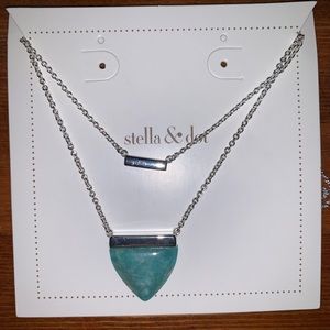 Stella & Dot Turquoise layered necklace